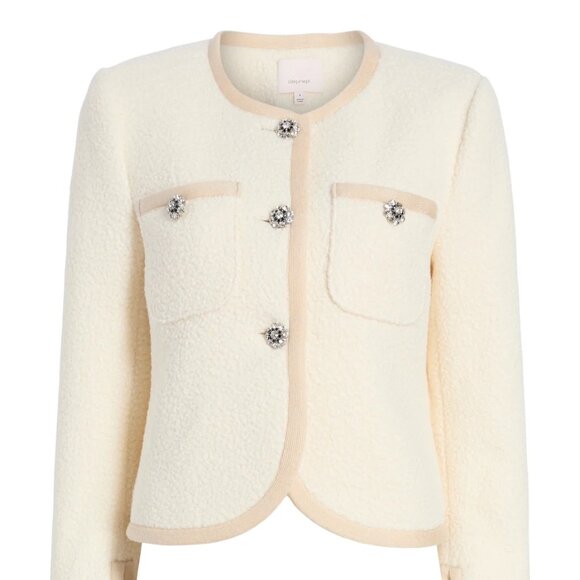Cinq a Sept Junia Jacket 8 / Ivory - Picture 1 of 7